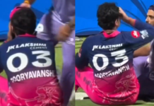 आयपीएल 2026: आरआरच्या पराभवानंतर वैभव सूर्यवंशी अश्रू ढाळला, केकेआर प्रशिक्षकाकडून दिलासा मिळाला