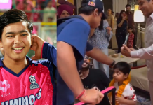 IPL 2026: वैभव सूर्यवंशीने तरुण चाहत्यांसाठी नम्र हावभाव करून मन जिंकले – पहा | क्रिकेट बातम्या