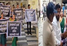 शहरातील डम्पिंग ग्राउंड संदर्भात भाजप नगरसेवकांचे उल्हासनगर महापालिकेच्या महासभेत ठिय्या आंदोलन