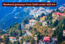जूनच्या उष्णतेपासून बचाव करण्यासाठी दिल्लीपासून 500 किमीच्या आत 5 वीकेंड गेटवे