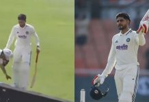 अफगाणिस्तान विरुद्ध भारताच्या कर्णधाराच्या शतकानंतर बॉल बॉयने शुभमन गिलच्या पायाला स्पर्श केला; व्हिडिओ व्हायरल होतो – पहा