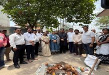 खासदार डॉ. श्रीकांत एकनाथ शिंदे यांच्या विशेष निधीतून वडोलगावातील रस्त्याच्या विकासकामांचे भूमिपूजन उत्साहात संपन्न