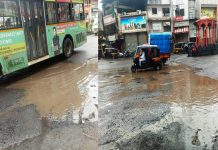 पहिल्याच पावसात उल्हासनगरातील शिवाजी चौक पाण्याखाली: व्यापाऱ्यांसह वाहन चालक त्रस्त
