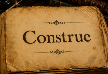 दिवसाचे शब्द: Construe |