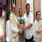 काँग्रेसच्या विरोधी पक्षनेत्या अंजली साळवे यांच्या नवीन कार्यालयाचे माजी खासदार हुसेन दलवाई आणि माजी आमदार तथा काँग्रेसचे महासचिव राजन भोसले यांच्या उपस्थितीत उद्घाटन