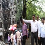 बार्टी प्रशिक्षण केंद्राच्या बांधकामाची आमदार डॉ. बालाजी किणीकर यांची ठाणे समाज कल्याण विभागाचे सहाय्यक आयुक्त समाधान इंगळे यांच्या समवेत पाहणी