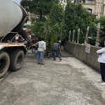 सपना गार्डन पार्किंग परिसरातील जर्जर मार्गाचे सिमेंट काँक्रीट रस्त्यात रूपांतर ; आमदार कुमार आयलानी यांच्या हस्ते कामाचा शुभारंभ