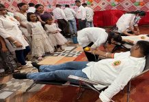 बुक ऑफ लाइफ चर्चमध्ये रक्तदान शिबिर : चर्च सदस्यांचा उत्स्फूर्त सहभाग