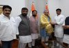 नवीन कोकण एक्सप्रेसला मंजुरी दिल्याबद्दल रेल्वेमंत्री अश्विनी वैष्णव यांचा शिवसेनेच्या वतीने सत्कार